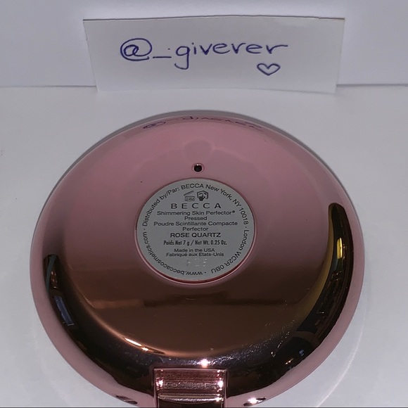 Becca Rose Quartz Shimmering Skin Perfector Pressed Limted Edition - Picture 5 of 16